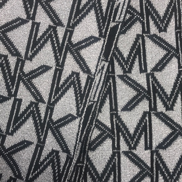 Signature MK Scarf & Beanie Set, Black/Grey, Fall. - Picture 3 of 6